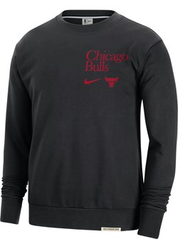 Męska bluza dresowa z półokrągłym dekoltem Nike Dri-FIT NBA Chicago Bulls Standard Issue - Czerń ze sklepu Nike poland w kategorii Bluzy męskie - zdjęcie 169754583