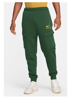 Męskie bojówki z dzianiny Nike Sportswear - Zieleń ze sklepu Nike poland w kategorii Spodnie męskie - zdjęcie 169754600