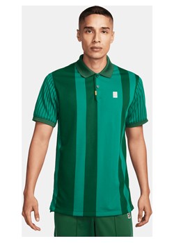 Męska koszulka polo Dri-FIT The Nike Polo - Zieleń ze sklepu Nike poland w kategorii T-shirty męskie - zdjęcie 169754710