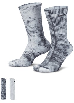 Klasyczne skarpety z amortyzacją Tie-Dye Nike Everyday Plus (2 pary) - Wielokolorowe ze sklepu Nike poland w kategorii Skarpetki męskie - zdjęcie 169754723