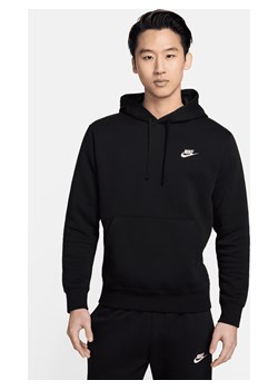 Bluza z kapturem Nike Sportswear Club Fleece - Czerń ze sklepu Nike poland w kategorii Bluzy męskie - zdjęcie 169754772