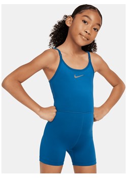 Trykot dla dużych dzieci (dziewcząt) Nike Dri-FIT One - Niebieski ze sklepu Nike poland w kategorii Kombinezony dziewczęce - zdjęcie 169754783