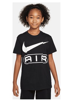 T-shirt dla dużych dzieci (dziewcząt) Nike Sportswear - Czerń ze sklepu Nike poland w kategorii Bluzki dziewczęce - zdjęcie 169754790