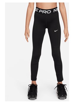 Legginsy dla dziewcząt Dri-FIT Nike Pro Leak Protection: Period - Czerń ze sklepu Nike poland w kategorii Spodnie dziewczęce - zdjęcie 169754871