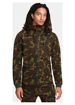 Męska kurtka ze wzorem moro i zamkiem na całej długości Nike Sportswear Tech Fleece OG Windrunner - Zieleń ze sklepu Nike poland w kategorii Bluzy męskie - zdjęcie 169754922
