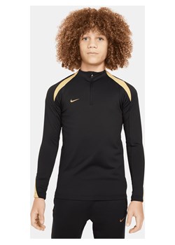 Treningowa koszulka piłkarska dla dużych dzieci Nike Dri-FIT Strike - Czerń ze sklepu Nike poland w kategorii T-shirty chłopięce - zdjęcie 169754941