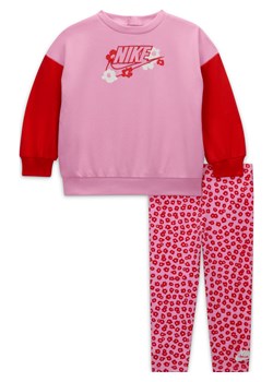 Zestaw z legginsami dla niemowląt Nike Floral (12–24 M) - Różowy ze sklepu Nike poland w kategorii Komplety niemowlęce - zdjęcie 169754973