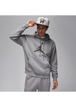 Męska dzianinowa bluza z kapturem Jordan Essentials - Szary ze sklepu Nike poland w kategorii Bluzy męskie - zdjęcie 169755060