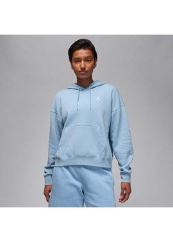 Damska bluza z kapturem Jordan Brooklyn Fleece - Niebieski ze sklepu Nike poland w kategorii Bluzy damskie - zdjęcie 169755102