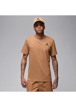 Męski T-shirt z krótkim rękawem Jordan Jumpman - Brązowy ze sklepu Nike poland w kategorii T-shirty męskie - zdjęcie 169755104
