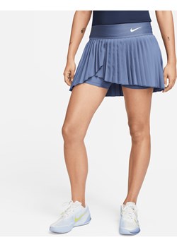 Damska plisowana spódnica tenisowa NikeCourt Dri-FIT Advantage - Niebieski ze sklepu Nike poland w kategorii Spódnice - zdjęcie 169755151