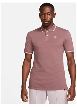 Męska dopasowana koszulka polo The Nike Polo - Fiolet ze sklepu Nike poland w kategorii T-shirty męskie - zdjęcie 169755161