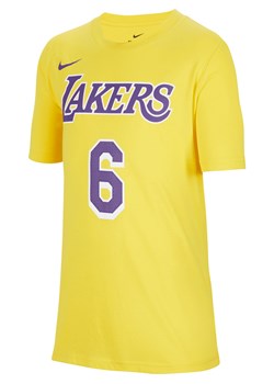 T-shirt dla dużych dzieci Nike NBA Los Angeles Lakers - Żółty ze sklepu Nike poland w kategorii T-shirty chłopięce - zdjęcie 169755242
