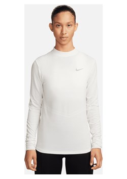 Damska koszulka z długim rękawem i półgolfem do biegania Dri-FIT Nike Swift - Biel ze sklepu Nike poland w kategorii Bluzki damskie - zdjęcie 169755341