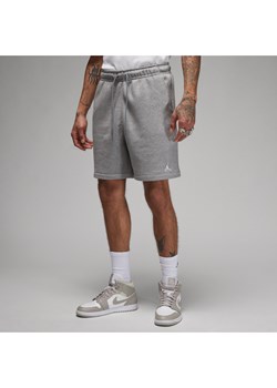 Spodenki męskie Jordan Brooklyn Fleece - Szary ze sklepu Nike poland w kategorii Spodenki męskie - zdjęcie 169755382