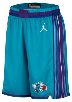 Spodenki męskie Nike Dri-FIT NBA Swingman Charlotte Hornets Hardwood Classics 2023/24 - Niebieski ze sklepu Nike poland w kategorii Spodenki męskie - zdjęcie 169755723