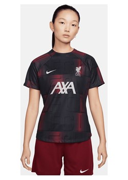 Damska przedmeczowa koszulka piłkarska z krótkim rękawem Nike Dri-FIT Liverpool F.C. Academy Pro - Czerwony ze sklepu Nike poland w kategorii Bluzki damskie - zdjęcie 169755724