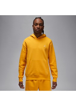 Męska bluza z kapturem i nadrukiem Jordan Brooklyn Fleece - Żółty ze sklepu Nike poland w kategorii Bluzy męskie - zdjęcie 169755803