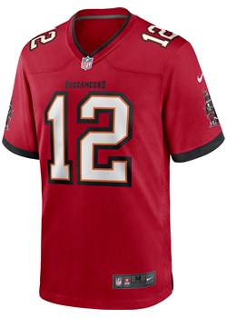Męska koszulka meczowa do futbolu amerykańskiego NFL Tampa Bay Buccaneers (Tom Brady) - Czerwony ze sklepu Nike poland w kategorii T-shirty męskie - zdjęcie 169755844