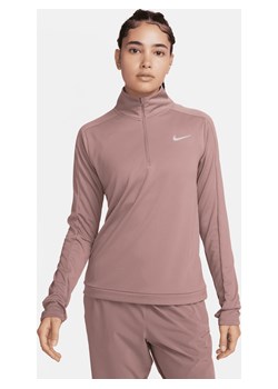 Damska bluza z zamkiem 1/4 Nike Dri-FIT Pacer - Fiolet ze sklepu Nike poland w kategorii Bluzy damskie - zdjęcie 169755852