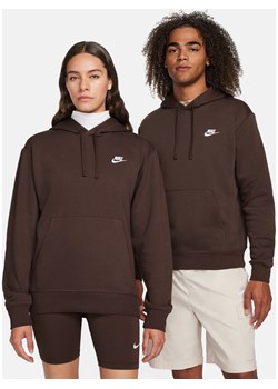 Bluza z kapturem Nike Sportswear Club Fleece - Brązowy ze sklepu Nike poland w kategorii Bluzy męskie - zdjęcie 169755861