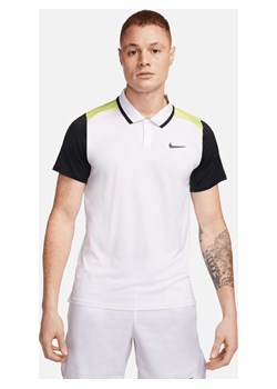 Męska koszulka polo do tenisa Dri-FIT NikeCourt Advantage - Biel ze sklepu Nike poland w kategorii T-shirty męskie - zdjęcie 169755953