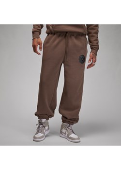 Męskie spodnie z dzianiny Paris Saint-Germain - Brązowy ze sklepu Nike poland w kategorii Spodnie męskie - zdjęcie 169756202