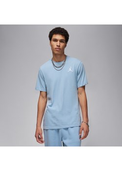 Męski T-shirt z krótkim rękawem Jordan Jumpman - Niebieski ze sklepu Nike poland w kategorii T-shirty męskie - zdjęcie 169756261