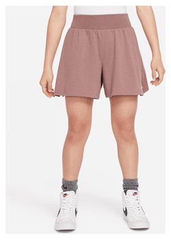 Spodenki dla dużych dzieci (dziewcząt) Nike Sportswear - Fiolet ze sklepu Nike poland w kategorii Spodenki dziewczęce - zdjęcie 169756262