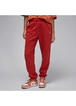 Spodnie damskie Jordan Brooklyn Fleece - Czerwony ze sklepu Nike poland w kategorii Spodnie damskie - zdjęcie 169756371