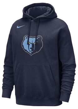 Męska bluza z kapturem NBA Nike Memphis Grizzlies Club - Niebieski ze sklepu Nike poland w kategorii Bluzy męskie - zdjęcie 169756381