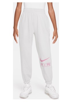 Spodnie z dzianiny dla dużych dzieci (dziewcząt) Nike Air - Szary ze sklepu Nike poland w kategorii Spodnie dziewczęce - zdjęcie 169756431