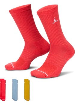 Klasyczne skarpety Jordan Everyday (3 pary) - Wielokolorowe ze sklepu Nike poland w kategorii Skarpetki męskie - zdjęcie 169756444