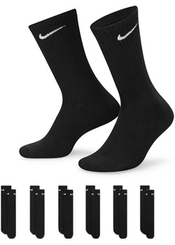 Klasyczne skarpety treningowe Nike Everyday Cushioned (6 par) - Czerń ze sklepu Nike poland w kategorii Skarpetki męskie - zdjęcie 169756490