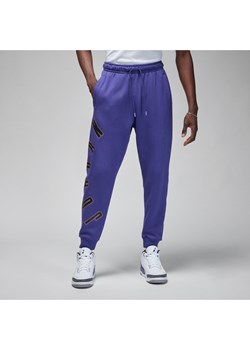 Męskie spodnie z dzianiny Jordan Flight MVP - Fiolet ze sklepu Nike poland w kategorii Spodnie męskie - zdjęcie 169756492
