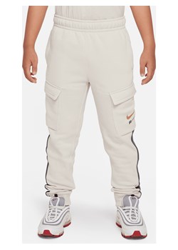 Bojówki z dzianiny dla dużych dzieci Nike Air - Brązowy ze sklepu Nike poland w kategorii Spodnie chłopięce - zdjęcie 169756591