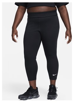 Damskie legginsy 7/8 z wysokim stanem Nike Sportswear Classic (duże rozmiary) - Czerń ze sklepu Nike poland w kategorii Spodnie damskie - zdjęcie 169756692
