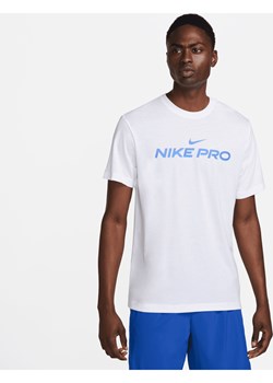 Męski T-shirt do fitnessu Nike Dri-FIT - Biel ze sklepu Nike poland w kategorii T-shirty męskie - zdjęcie 169756740