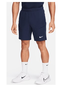 Męskie spodenki tenisowe 23 cm NikeCourt Advantage - Niebieski ze sklepu Nike poland w kategorii Spodenki męskie - zdjęcie 169756774