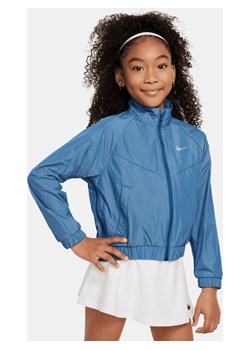 Luźna kurtka dla dużych dzieci (dziewcząt) Nike Sportswear Windrunner - Niebieski ze sklepu Nike poland w kategorii Kurtki dziewczęce - zdjęcie 169756834