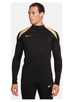 Męska treningowa koszulka piłkarska z zamkiem 1/2 Dri-FIT Nike Strike - Czerń ze sklepu Nike poland w kategorii T-shirty męskie - zdjęcie 169756854