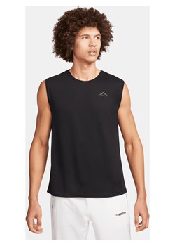 Męska koszulka bez rękawów do biegania Dri-FIT Nike Solar Chase - Czerń ze sklepu Nike poland w kategorii T-shirty męskie - zdjęcie 169756931