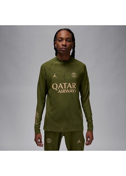 Męska treningowa koszulka piłkarska Jordan Dri-FIT ADV Paris Saint-Germain Strike Elite (wersja czwarta) - Zieleń ze sklepu Nike poland w kategorii T-shirty męskie - zdjęcie 169756981