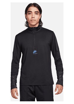 Bluza męska z zamkiem 1/4 Dri-FIT Nike Air Max - Czerń ze sklepu Nike poland w kategorii Bluzy męskie - zdjęcie 169757062