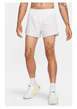 Męskie spodenki do biegania z wszytą bielizną Dri-FIT Nike Fast 8 cm - Biel ze sklepu Nike poland w kategorii Spodenki męskie - zdjęcie 169757130