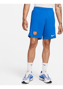 Męskie spodenki piłkarskie Nike Dri-FIT FC Barcelona Stadium 2023/24 (wersja wyjazdowa) - Niebieski ze sklepu Nike poland w kategorii Spodenki męskie - zdjęcie 169757223