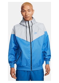 Męska kurtka z kapturem Nike Sportswear Windrunner - Niebieski ze sklepu Nike poland w kategorii Kurtki męskie - zdjęcie 169757430
