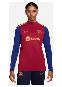Damska treningowa koszulka piłkarska FC Barcelona Strike Nike Dri-FIT - Czerwony ze sklepu Nike poland w kategorii Bluzki damskie - zdjęcie 169757441