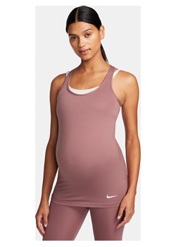 Damska ciążowa koszulka bez rękawów Nike Dri-FIT (M) - Fiolet ze sklepu Nike poland w kategorii Bluzki ciążowe - zdjęcie 169757473