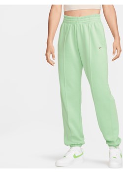 Damskie luźne spodnie z dzianiny Nike Sportswear - Zieleń ze sklepu Nike poland w kategorii Spodnie damskie - zdjęcie 169757592